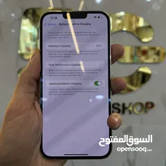  7 iPhone 13 Promax 128GB / Battery : 82% مستعمل بحالة الوكالة كل اشي شغال غير مصلح