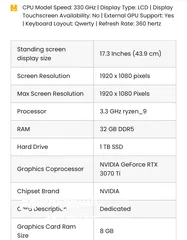  4 Alienware m17 R5 Gaming Laptop , AMD Ryzen 9