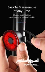  13 ضوء تنبيهي فاخر للدراجات الهوائية والخوذة led safety bicycle or helmet tail light