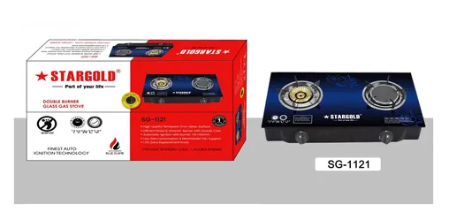  1 STARGOLD 2-BURNER GAS STOVE