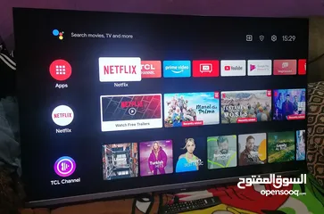  8 TCL 50 inches smart with remote you tube Netflix new condition no scratches as new Hdmi US