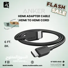  1 ANKER HDMI Adapter Cable HDMI to HDMI Cord
