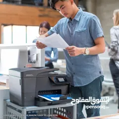  3 طابعة ألوان لاسلكية الكل في واحد من HP OfficeJet Pro 8710 ، جاهزة للحبر الفوري