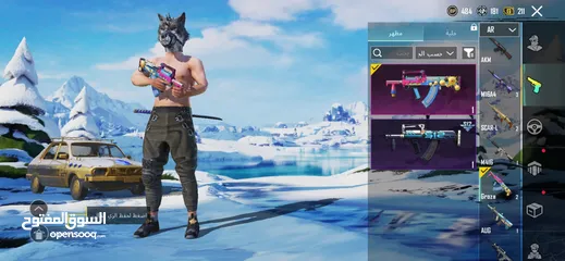  4 حساب ببجي متوسط للبيع فيه سكينات والقاب مش عند الكل