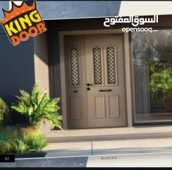  6 أبواب خشبية خارجية فخمة