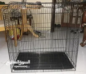  7 stainless steel cage 1 time use for S or M size pets only whatsapp in Description
