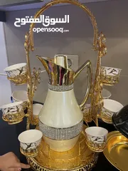  4 مضايف العيد ذهبيه نوعيه ثقيله استعمال خفيف