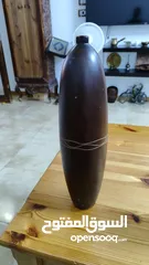  3 فازا تحف خشبية ونحاسية