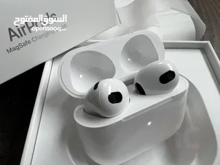  5 سماعات Airpods 3 درجة أولى صناعة أمريكية من شركة أبل