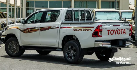  3 TOYOTA HILUX GLX FULL OPTION 2024 GCC ZERO KMتقبل التصدير للسعودية و العراق و جميع الدول