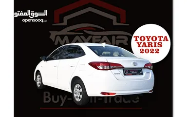  7 0% DP - ORIGINAL PAINT - TOYOTA YARIS SE 2022 -  FIRST OWNER - MINT CONDITION - GCC SPECS