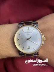  6 ساعة certina 1888 اصلية مستعملة بحالة جيدة ليد صغيره الحجم xs