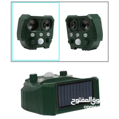  17 حماية الحديقة والمنزل طرد الطيور  والحيوانات 5 ترددات جهاز طارد للحيوانات بالموجات فوق الصوتية للاما