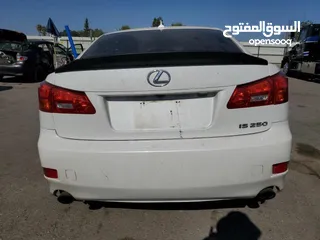  6 Lexus is250 Model 2008 Color White