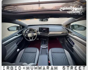  3 فولكسفاجن ID.4 CROZE PRO 2022 بحالة الزيرو جمرك اليووووم اعلى صنف للبيع وبسعر مغررررييي