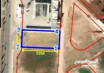  2 ارض تجارية للايجار السنوي في شارع البترا مقابل اربد مول
