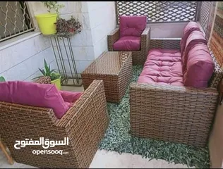  3 طقم رتان خماسي تتوفر خدمة توصيل لكافة المحافظات