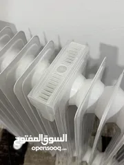  8 جولد لاين مدفأة زيتية (ردياتير) كهربائية 13 ضلع 3000 واط ابيض، مستعمل شهرين فقط مع الكرتونة الاصلية