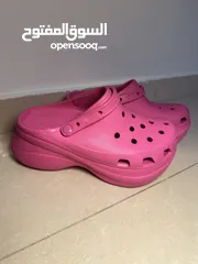  3 كروكس crocs حذاء رياضي/ شبشب بكعب عالي مريح وعصري