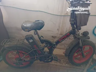  6 دراجه كهربائيه (بسكليت كهربا ) مستعمل حالته جيده جدا