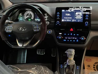  5 Hyundai IONIQ HYBRID  كفالة على البطارية لغاية 2029 من الوكالة عداد قليل اصلي ،بحالة الوكالة !