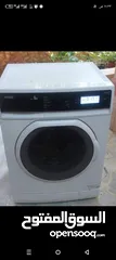  2 غسالة فيستيل 8kg  1200دوره لون ابيض شغاله 100/100
