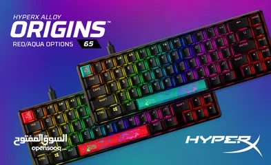  2 hyperx alloy origins 65%عرض بسعر حرق  red switchعلى