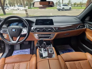  10 BMW 740Li 2017 GCC PANORAMA FULL OPTION NO ACCIDENT ORIGINAL PAINTS