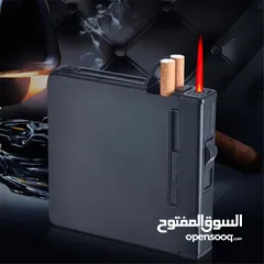  15 available cigarette box with built in lighter