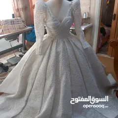  5 فستان عروس ابيض للبيع