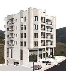  1 شقة في بيب ايبا 143 م طابق خامس بعمارة قيد الانشاء