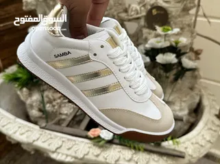  7 كوتش SAMBA V12 (مخزن 122) - جلد مستورد درجة اولى   - نعل بيور 2 لون  - فرش طبي  - تلبيس مظبوط