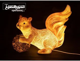  5 تمثال السنجاب بالحجم الكبير موجود في وضعيتين مميزتين مقاوم للمطر والشمس يدوم طويلا بلا بهتان