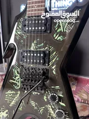  6 Dean Razorback Signature Dimebag Floyd Bio Mech Electric Guitar with Case - 400 JDs