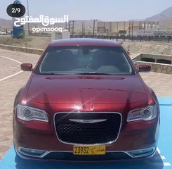  8 للبيع كرايسلر C300 موديل:  2018 ماشية : 133 آلف كيلو فقط  لون خارجي :أحمر عنابي