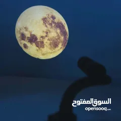  1 بروجكتر ضوء القمر والارض