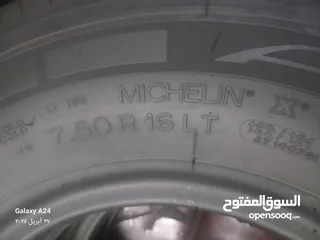 8 القياس 16 750 ميشلان إطار غني عن التعريف مواصفات عاليه وخاصه دبل قومه دبل ستيل 14 راقه استعمال بسيط