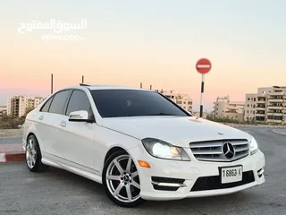  24 Mercedes C250 / AMG موديل 2015 فل الفل الإضافات  عداد 77000 / بحالة الوكالة  أصل AMG فل إضافات