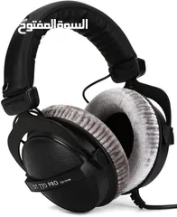  1 سماعة هدفون ستديو اصلي بيردينامك beyerdynamic DT 770 PRO 80 Ohm Over-Ear Studio