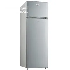  2 ثلاجة سامكس 14 قدم 205 لتر سلفر توفير كهرباء A+ اقل سعر بالمملكة كفالة لمدة عامين