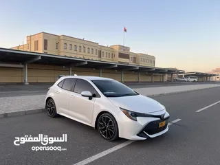  16 كورولا هاتشباك 2021 ممشى 52 الف حادث بسيط جداً وبدون خروج الايرباق تسجيل جديد corolla hatchback