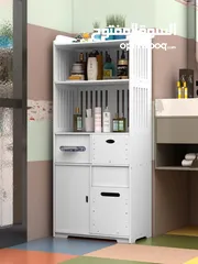  3 ستاند الحمام العصري PVC – أناقة ونظام في قطعة وحدة تصميم أنيق باللون الأبيض يضيف لمسة فخمة لأي زاوية