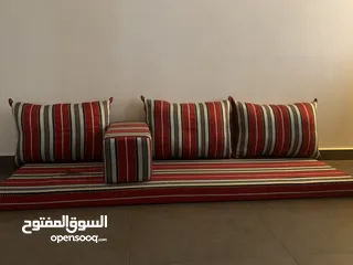  2 Arab floor sofa set
