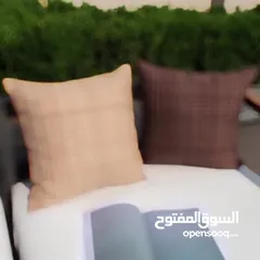  14 outdoor throw pillows- أغطية وسائد مقاومة للماء