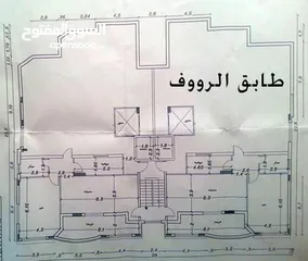  13 للبيع شقة مع رووف في خلدا مطلة على دابوق و حدائق الملك الحسين