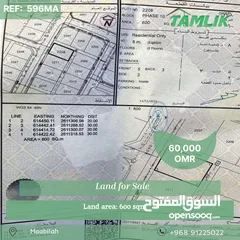  1 Land for Sale in Maabilah REF 596MA