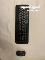  1 Wireless Keyboard and mouse microsoft