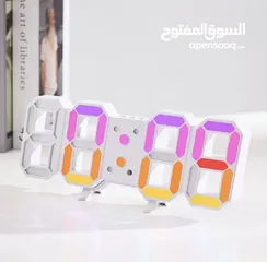  2 ساعة رقمية RGB ic تحكم بالريمونت