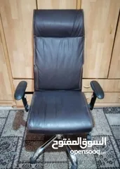  2 كرسي مكتب جلد