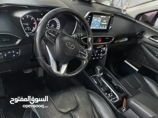  7 SUV هونداي سانتافيه فل اضافات ما عدا الفتحة